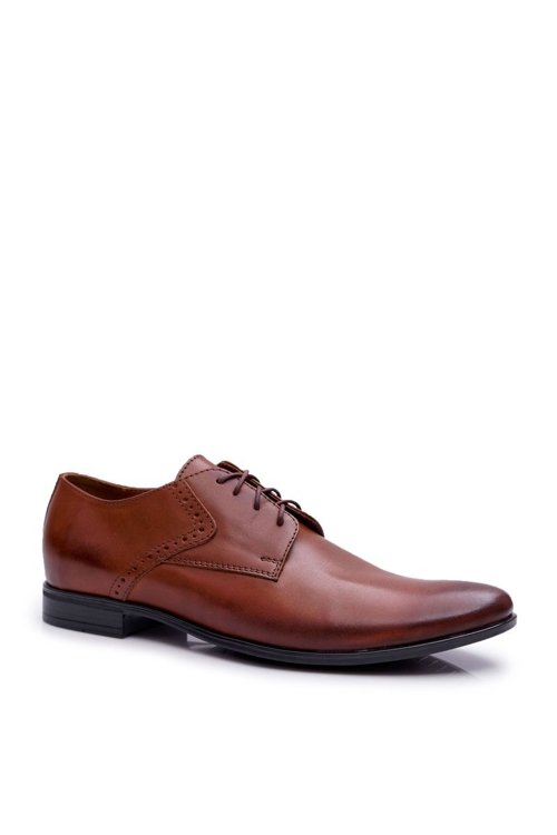 Men's Elegant Bednarek Leather Brown Half Boots Westero