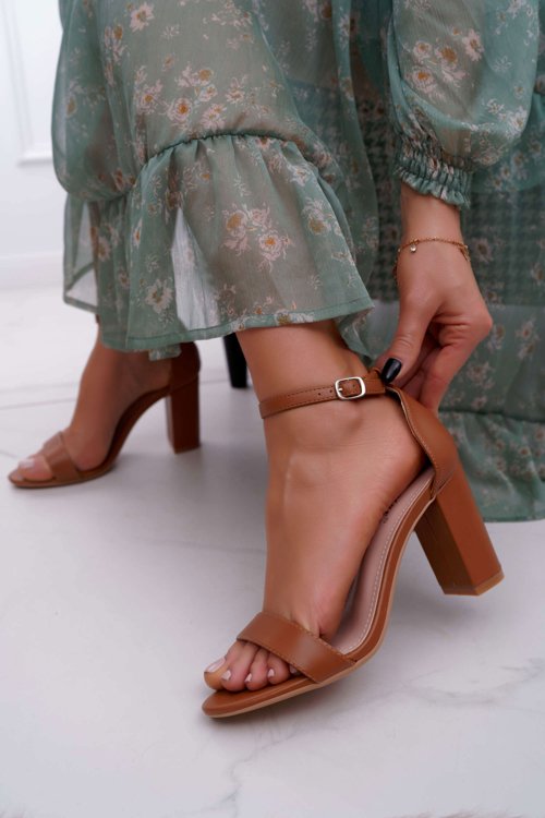 Stiletto moteriški sandalai Classic Camel Fiji